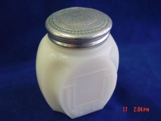 Vintage Cara Nome Cream Langlois Art Deco Milk Glass