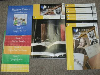 Omega Publications Lifepac Language Arts 1st Grade 1 Set Lot
