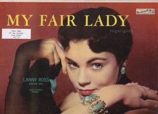Lanny Ross Marcia Neil My Fair Lady Masterseal 1957 LP