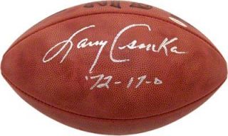 Larry Csonka 72 17 0 Autographed Football Miami Dolphins Mounted
