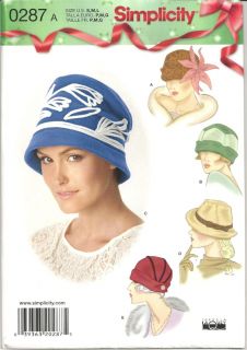 0287 Sewing Pattern Misses Sz s L Hats by Theresa Laquey