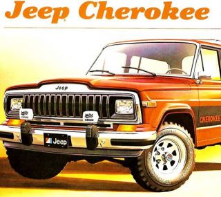 1982 Jeep Cherokee Brochure Jeep Cherokee Chief Laredo