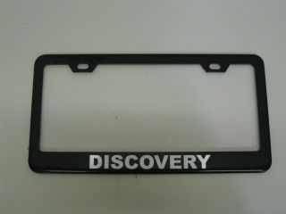 Land Rover Discovery Black Metal License Plate Frame
