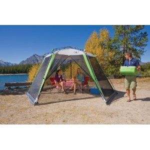 Large Smart Shade Tent 15 by 13 Screen House Camping