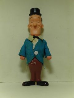 Very RARE 1950s Stan Laurel Plastic Doll Dankin Larry Harmon