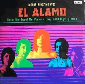 El Alamo Malos Pensamientos Psych Garage Latin Rock LP