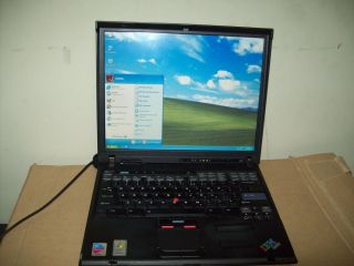 R51 Laptop PM 1 7 GHz 40 Gig HD 768 RAM XP Pro DVD CDRW