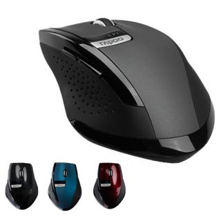 3200 Ergonomic USB Wireless Laser Mouse Mice Black or Gray