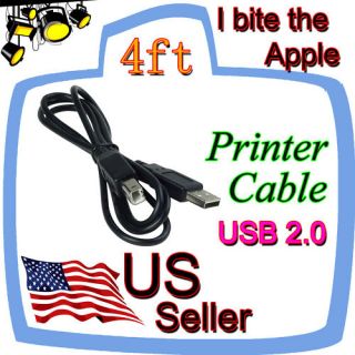USB Printer Cable Cord for HP LaserJet 1020 1022n 1200n