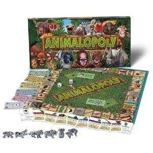 Wild Animalopoly Board Game Monopoly Late for The Sky
