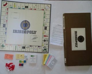  Irishopoly Monopoly Board game Complete Late for the Sky alumni gift