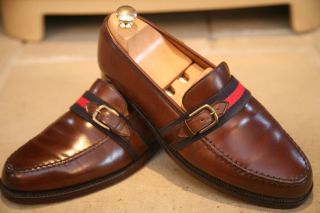Polo Ralph Lauren by Crockett Jones Mens Cordovan Leather Shoes UK 9