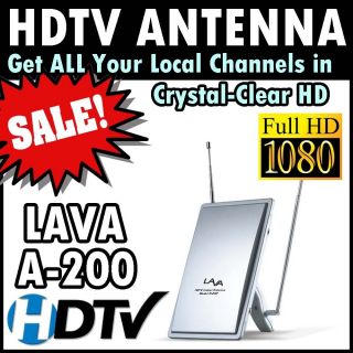 Lava A 200 Indoor Home Digital TV Antenna VHF UHF FM Lavasat A200 HDTV