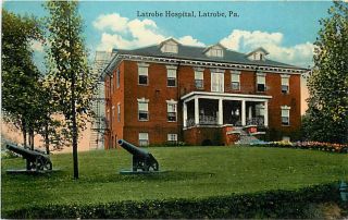 PA Latrobe Latrobe Hospital Circa 1915 Very Early Historical R56775