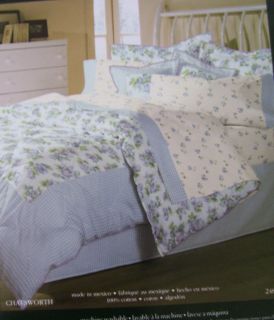 New 12 PC Laura Ashley Chatsworth King Comforter Set