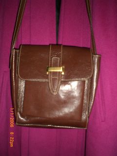 LAURA LEIGH LTD HANDBAG   Made in Italy   Brown Leather