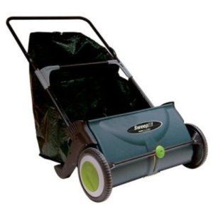 New Yard Push Debris Sweeper Vacuum Lawn Vac Sweep Auto