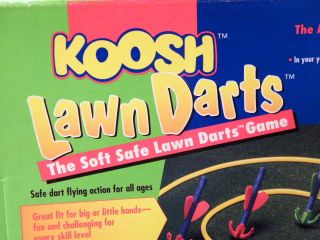 KOOSH BALL LAWN DARTS SOFT SAFE FLEXIBLE   COLLECTIBLE OLD SCHOOL TOY