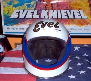 Vintage Evel Knievel Lear Siegler Collectors Motorcycle Helmet