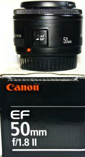 Canon EF 50mm F 1 8 II Auto Manual Focus Lens