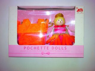 Le Toy Van Pouchette Dolls Posie Princess with Castle Bag LAST ONE New