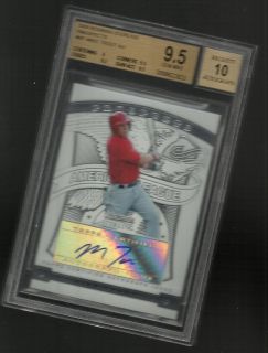 2009 Mike Trout Bowman Sterling Prospects Auto BGS 9 5