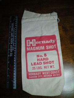 Lead Shot Bag Hornady 8 Shot