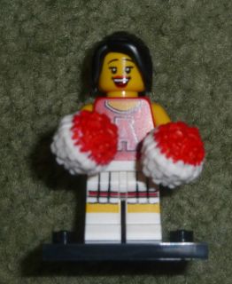 Lego Mini Figure Series 8 – Cheerleader x 3 Ideal Cake Topper