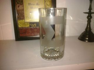 Delta Sigma Theta Pi Etched Glass Mug