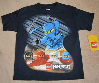 Lego Ninjago Group Navy s s Tee T Shirt Sz 6 7