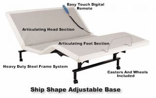 Leggett and Platt SHIP Shape Twin Long Adjustable Bed