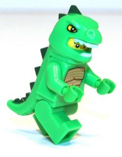 Lego S5 Lizard Man Green Dinosaur Suit Costume Series 5 Minifig