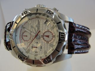 Jacques LeMans Authentic Chronograph Stainless Watch
