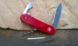 Wenger EVO Picnic Swiss Army Knife Delemont Pocket Knife Bottle Opener