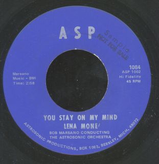 LENA MONE unplayed RARE 1967 Detroit Michigan Private Soul / Funk 45