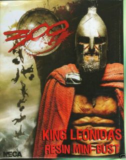 NECA King Leonidas Resin Mini Bust