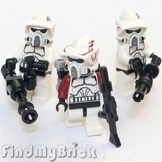 SW147 III x3 Lego Star Wars ARF Elite Clone Trooper Minifigures 7914