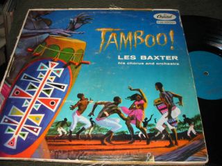 Les Baxter Tamboo LP Exotica T 655 Capitol Orig RARE