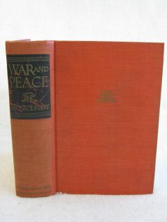 Leo Tolstoy WAR AND PEACE ill Inner Sanctum Edition Simon And Schuster