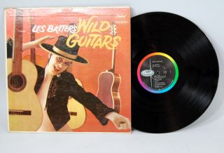 Vintage Les Baxter Wild Guitars USA Record T1248 Capitol VG
