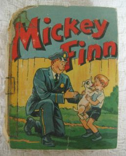 Mickey Finn Book Saalfield Comic Strip Lank Leonard Big Little