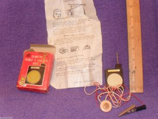 Planatair Germanium Transistor Radio No Battery Needed Works Japan