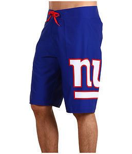 New Quiksilver New York Giants Board Shorts Swimsuit Size 30 with Tags