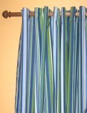 Stripe Custom Sunbrella Outdoor Grommet Curtain 83 92 Length