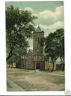 Lewisburg Pennsylvania PA Lutheran Church Postcard