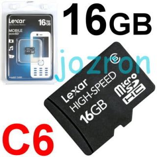 Lexar 16GB Micro SD SDHC TF Card Mobile Memory Class 6