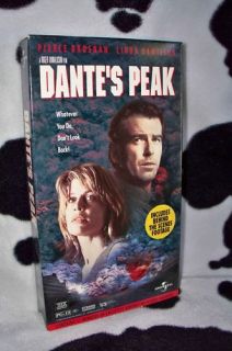 Dantes Peak Pierce Brosnan Linda Hamilton VHS Movie 096898321532