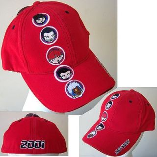 Limp Bizkit Cartoon Heads 2001 Red Baseball Hat s M New