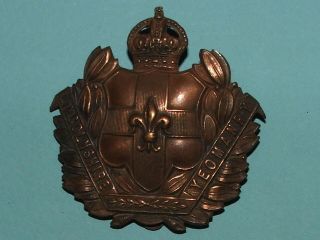WW1 Period Lincolnshire Yeomanry Cap Badge 100 Original Guaranteed