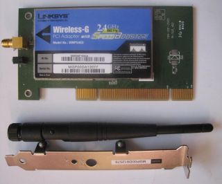 Linksys WMP54GS Wireless G PCI Card with Speedbooster